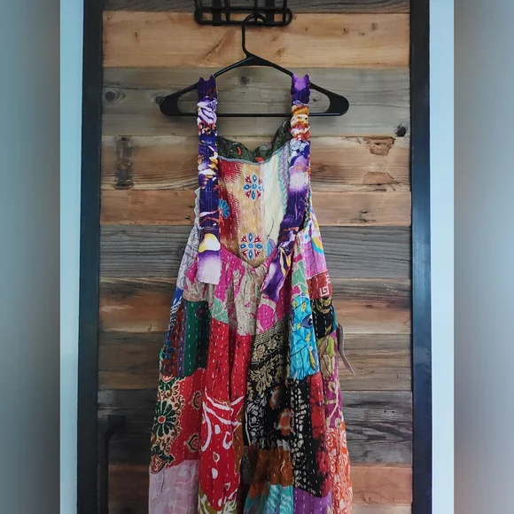 NWT Kathmandu Multicolor Patchwork Jumpsuit ADORABLE!!! - Picture 5 of 5